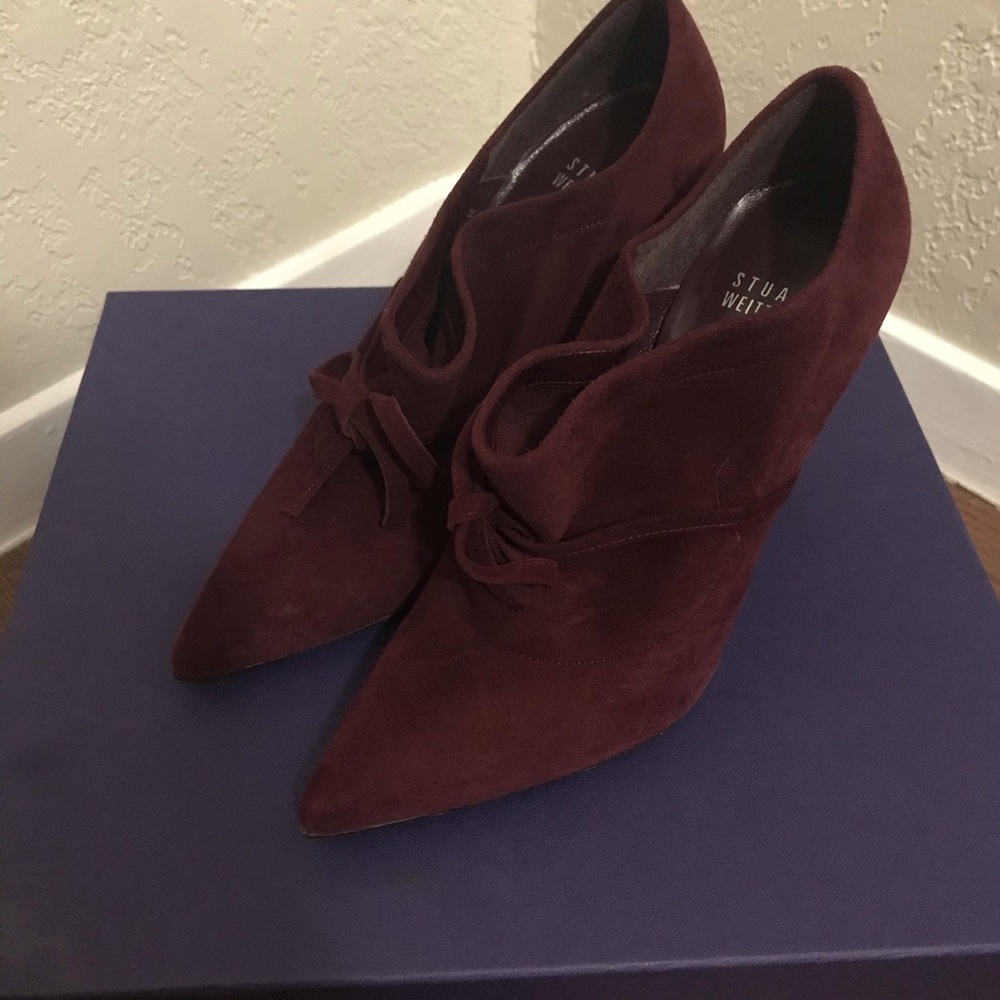 Stuart Weitzman Suede Booties - image 2